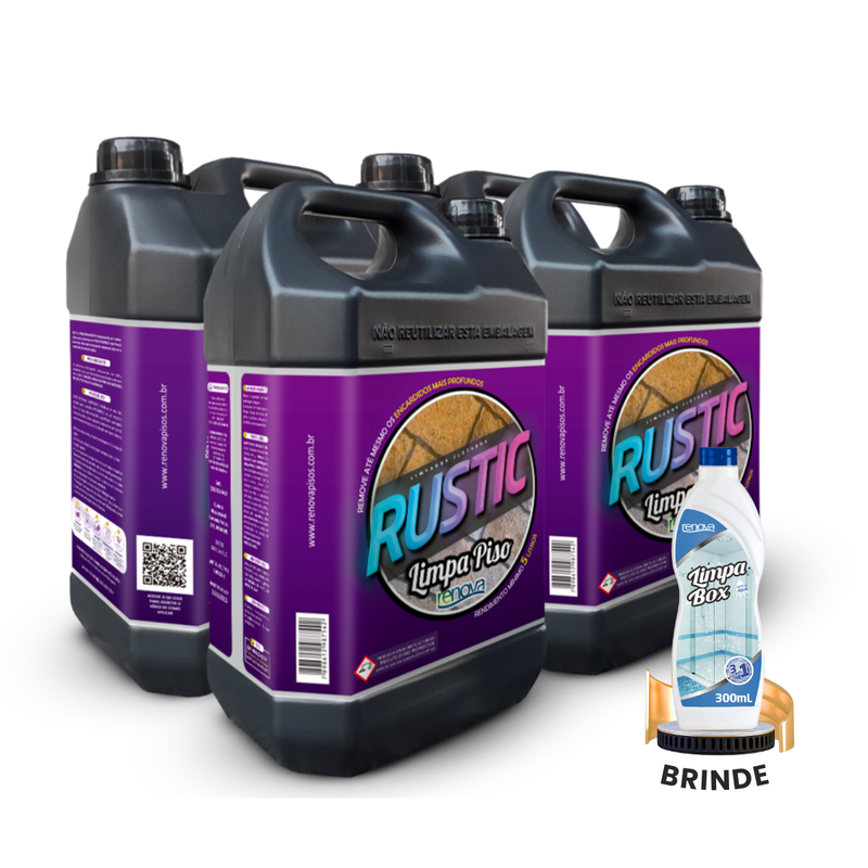 KIT 4 RUSTIC LIMPA PISO + BRINDE